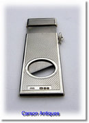 A Fine Hand Made Silver & Steel Cigar Cutter