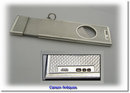 A Fine Hand Made Silver & Steel Cigar Cutter