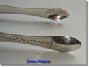 Antique English Georgian Silver Sugar Tongs by P & A Bateman. 1796
