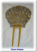 Antique Spanish Mantilla Wedding Hair Comb 1870
