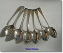Antique English Old English Silver Tablespoons 1897