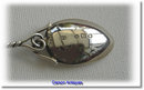 Antique English Victorian Silver Barley Twist Stem Tea Spoon 1893