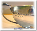 Art Deco English Silver Mint Sauce Boat