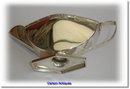Art Deco English Silver Mint Sauce Boat