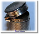 Antique English Silver Travelling Shaving Brush