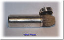 Antique English Silver Travelling Shaving Brush