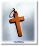 Antique Victorian 9k Rose Gold Cross 1895