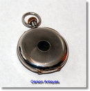 1890 Miniature Swiss Silver Half Hunter Pocket Watch