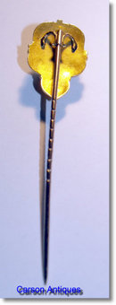 Arts & Crafts Gold & Garnet Stickpin 1880