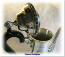 Antique English Silver Bellied Coffee Pot 1918