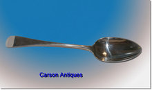 Antique Silver Old English Table Spoon 1795