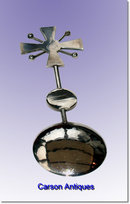 Retro English Silver & Enamel Cross Spoon 1971