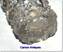 Antique Silver & Crystal Scent - Perfume Bottle 1891