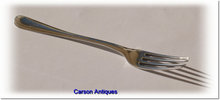 Antique Old English Silver Dessert - Pudding Fork 1806