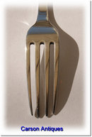 Antique Old English Silver Dessert - Pudding Fork 1806