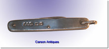 Antique Silver & Steel Penknife 1918