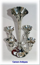 Antique English Silver Flower Epergne 1899