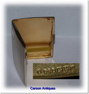 Vintage Small English Silver Rectangular Cigarette Case 1929