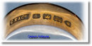 Antique English 22k Gold BandWedding Ring 1909