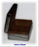 English Sterling Silver Cigarette ~ Cigar Box 1932