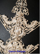 English Victorian Silver Wall Letter Rack By Charles Boyton 1888