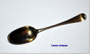 Silver Gilt Hanoverian Fancy Scroll Back Spoon 1768