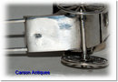 Antique Chinese Silver Rickshaw Model