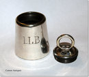 Antique English Silver Plated NOVELTY PEPPER SHAKER by Mappin & Webb 1910
