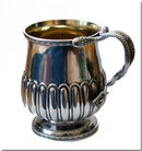 Geo IV Antique English Silver, Childs Christening Mug 1822