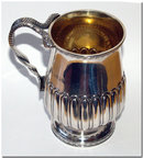 Geo IV Antique English Silver, Childs Christening Mug 1822