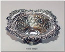 Antique English Victorian Silver Bon Bon Dish 1895