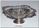 Antique English Victorian Silver Bon Bon Dish 1895