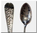 Victorian Silver Aesthetic Childs Spoon 1882 By Barnards