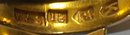 Antique Irish Dublin 18k Gold 3 coil Snake/Serpent Ring 1880