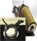 6 x Garrards Silver Animal & Bird Wine Bottle Stoppers in Fitted Case 1997