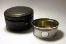 Antique English Victorian Silver Telescopic Cup with Case 1873