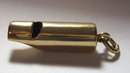 Antique English Victorian 9k Yellow Gold Whistle 1898