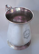 Geo II Silver Bellied Mug 1752 by Thomas Whipham of London