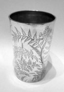Victorian Silver Beaker 1889 By Charles Boyton of London