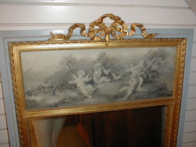 French Trumeau Mirror