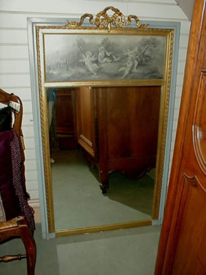 French Trumeau Mirror