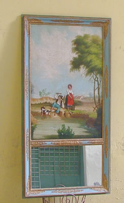 French Trumeau Mirror