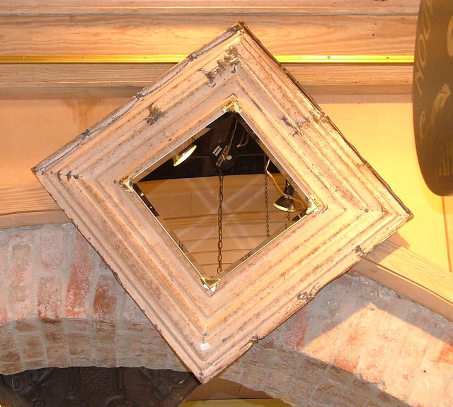 Antique Tin Ceiling Tile Mirror