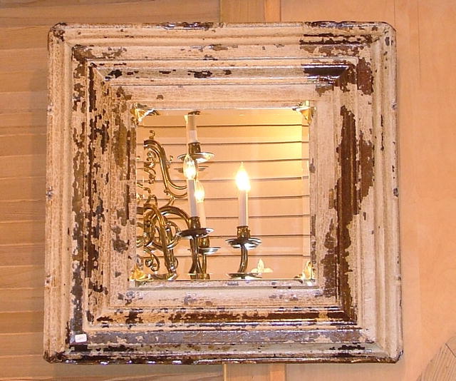 Antique Tin Ceiling Tile Mirror