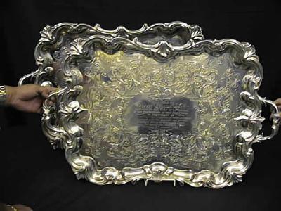 Pr silver trays