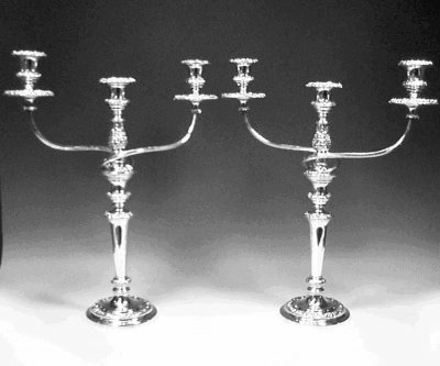 pair of candelabra