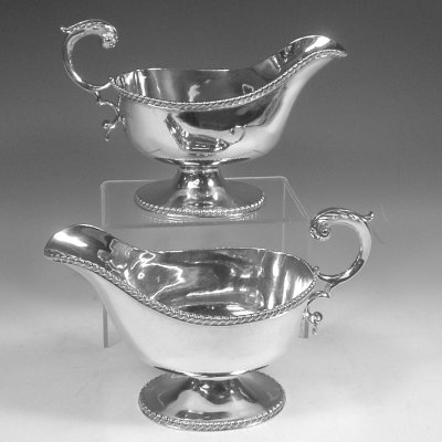 Pair of sauce boats
