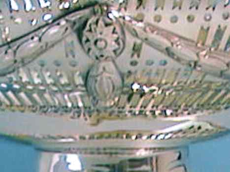 Antique Silver Pierced Dish