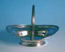 Antique Silver Oval Sweetmeat Basket