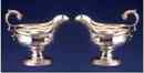 Pr Fine Antique Silver Sauce boats